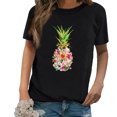 thumbnail image 1 of DPTALR Chemises Décontractées pour Femmes à Manches Courtes Imprimées Tee-Shirt Ample Tunique Blouse, 1 of 4