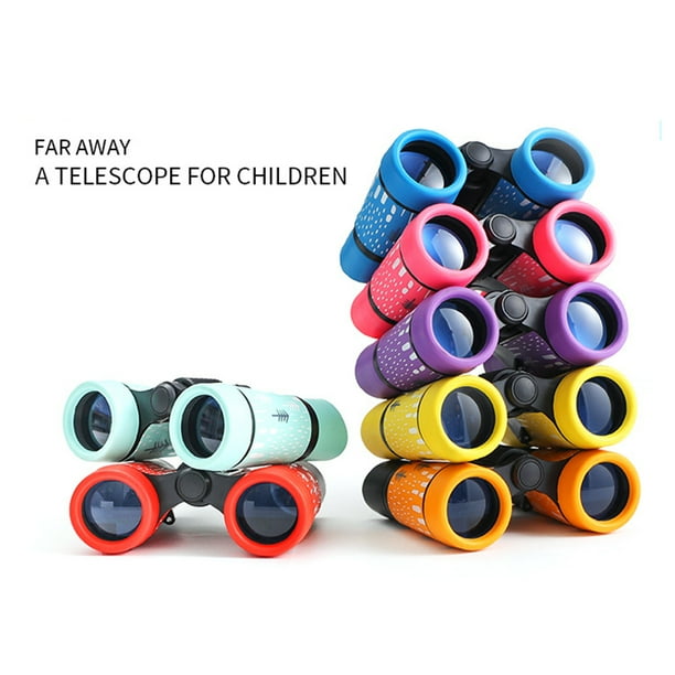 Windfall Kids Binoculars Vibrant Color Anti Slip Toy Binoculars Set for
