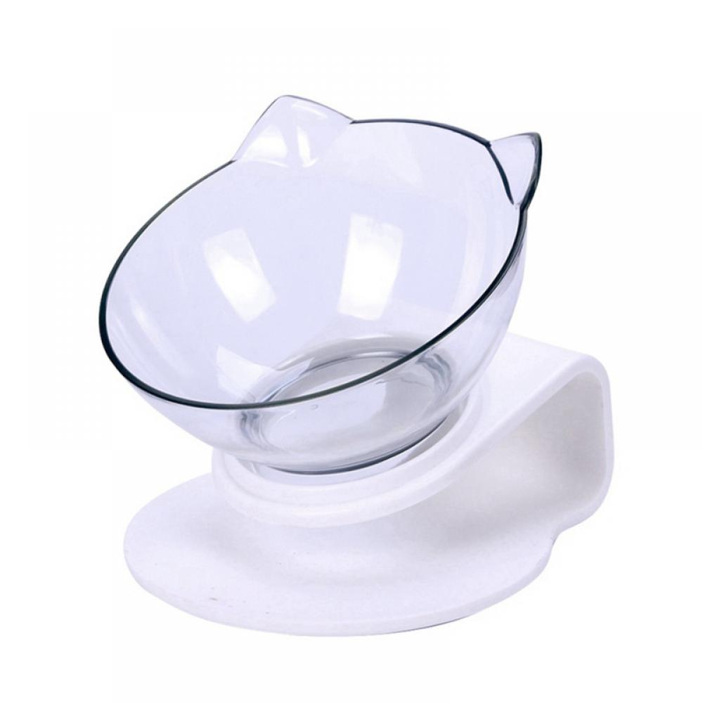 Cat Bowl Anti Vomiting, Raised Cat Food Bowls, Tilted Elevated Cat Bowl