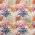 thumbnail image 1 of oneOone Rayon Orange Fabric Tropical Leaf With Texture Sewing Craft Projects Fabric Prints By Yard 56 Inch Wide, 1 of 4