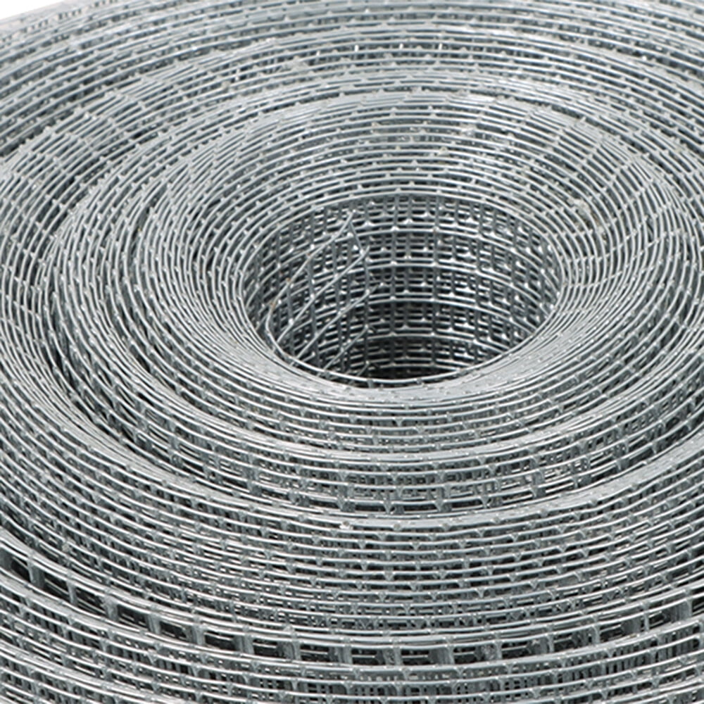 HOSTIC Hardware Cloth 36 in x 100 ft 1/4 in, Chicken Wire Fence (23 Gauge), Galvanized Welded Cage Wire Mesh Roll for Chicken Coop, Screen mesh, Rabbit Fence and Poultry Enclosures (Silver White)