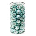 thumbnail image 1 of 80 Esferas Navideñas Adornos Verde Aqua 8cm Exclusivas, 1 of 7