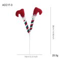 thumbnail image 2 of 5.51*14.96 Inch Elf Leg Insert Hook Boots Plush Toy,Posable Plush Toy For Christmas Play And Decoration, 2 of 5