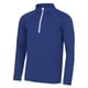 thumbnail image 1 of AWDis Just Cool - Sudadera con media cremallera hombre caballero (Azul royal / Blanco ártico), 1 of 1