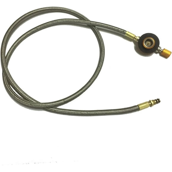 Stove Gas Torch Canisters Air Hose Propane Burner Electric Air Pump Air Pump for Inflatables Regulator Outdoor Tank Heater Air Compressor Pump Nozzle Toaster Tube Kettle Car Silver
