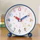 thumbnail image 2 of Reloj despertador educativo para niños, silencioso, de metal azul, 150 g, 2 of 2