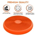 thumbnail image 5 of Bouncyband Big Wiggle Seat Sensory Cushion, Orange, 5 of 8