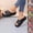 Green, variant on Women's Slippers Wedge Thick Sole Sandals Women Outdoor Open Toe Slip-on Solid Color Slides Women Footwear Beach Sandal Casual Wear Vacation Daily Shoes Orange 7.5