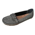 thumbnail image 1 of Chaussures Plates Femmes Bout Rond Deux Porter Bouche Peu Profonde Chic, 1 of 8