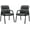 Black(Leg), variant on CLATINA Leather Guest Chair with Padded Arm Rest and Sled Base Meeting Conference and Waiting Room Side Office Home BIFMA Certified Black 4 Pack