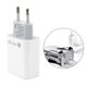 thumbnail image 1 of Adaptador De Pared QC 3.0 2 Puertos EU 220 Mini  65x26x42mm Yotijar Adaptador de carga rápida, 1 of 7