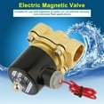 thumbnail image 3 of 1 válvula solenoide de aleación de aluminio de dos puertos normalmente cerrada PT3/4 para aire agua aceite 110 V CA, 3 of 14