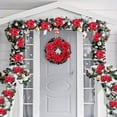 thumbnail image 3 of Hongchegh - 12 flores artificiales de Pascua navideña con pinzas y tallos - Rojo brillante, 3 of 8