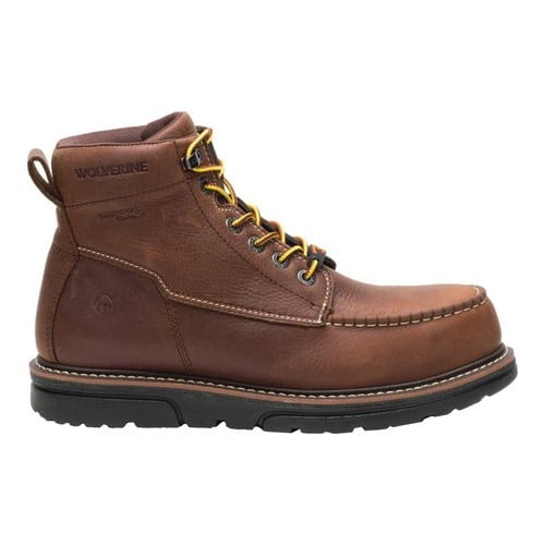 wolverine men's moc toe work boots