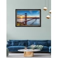 thumbnail image 2 of DecorArts - Golden Gate Bridge San Francisco Califonia, Giclee Print on Acid Free Cotton Canvas with Matching Classical Solid Wood Frame. Total Size w/Frame: 39.25x27.25", Ready to Hang., 2 of 6