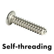 Auto Drive Stainless Steel Self Threading License Plate Fasteners, 93366W