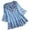 A-Sky Blue797, variant on Womens Floral Embroidered Lace Trim Blouse Loose Fit Flare Sleeve Tie Neck Pullover Tunic Soft Romantic Date Tops