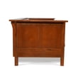 thumbnail image 7 of Crafters and Weavers Arts and Crafts Leather Side Loveseat in Chestnut Brown, 7 of 7