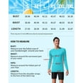 thumbnail image 2 of Charmo Mens Long Sleeve Swim Shirts Sun Protection UPF 50+ Rashguard Athletic Workout Hiking Swimwear Tops, 2 of 9