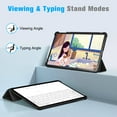 thumbnail image 6 of Fintie Case for Onn. 12.1" Tablet Pro (2024 Model No.100146663) - Slim Lightweight Hard Shell Stand Cover Compatible with 12.1-inch onn. Tablet Pro, Black, 6 of 8