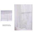 thumbnail image 1 of Lace Cafe Kitchen Ruffle Window Drape Valance Semi transparent Semi Transparent Voile Curtains Window Treatment, 1 of 9
