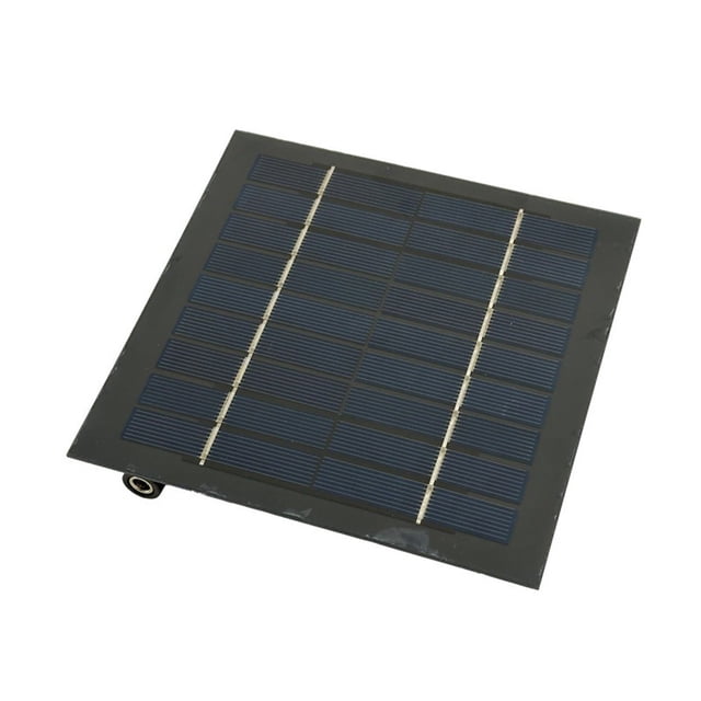 Lefu Ventilateur d'Extraction Solaire 5W 6V Ventilateur d'Extraction Durable pour Maison VR Serre