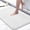 White, variant on Extra Thick Non Slip Bathroom Rug 16x24 Inches Shaggy Soft Bath Mat Plush Microfiber Absorbent Water for Shower Tub Machine Washable