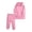 Pink, variant on GiLiling Boys Girls Sweatsuit Set, Fleece Lined Hoodie with Jogger Sweatpants, 2-Piece Outfits for Kids, Cozy Loungewear (Grey, 5-6 Years)