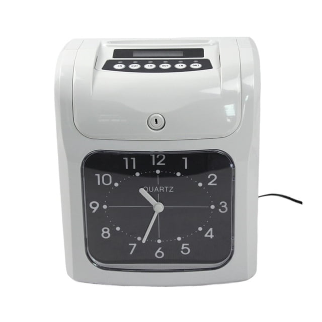 Horloge Électronique LCD / Horloge Face Machine à Punch Carte Papier Machine de Présence