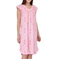 thumbnail image 3 of EZI Women's Cotton-rich Short Sleeve Nightgown, 3 of 6