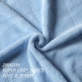 thumbnail image 2 of CREVENT Small Soft Cozy and Warm Fleece Baby Boy Throw Blanket for Infant/Kids/Newborns/Crib/Stroller/Cradle (30"X40" Light Blue), 2 of 6