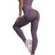 thumbnail image 2 of Sonducket Mallas pantalones de Yoga para mujer, mallas de cintura alta sin costuras, transpirables, para gimnasio, ropa de realce, pantalones de Yoga para Pijama Vino tinto S, 2 of 8
