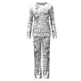 thumbnail image 3 of Gaexia Family Christmas Colorable Pjama Matching Sets DIY Hand Painted Sleepwear Xmas Cute Funny Colouring Pjs 2 Piece Sets, 3 of 6
