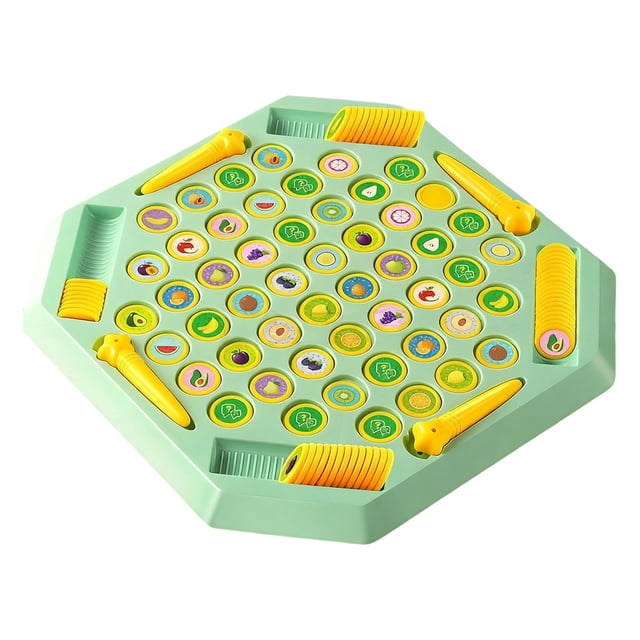 Juego de mesa Flip Juego de mesa Flip para niños (52) Juegos de mesa para niños Tableros DIY para niños de 2 a 4 años Apto para adultos y niños