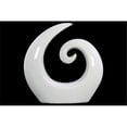 thumbnail image 1 of Urban Trends Collection 21267 Ceramic Spiral Abstract Sculpture on Base, White - Large, 1 of 1
