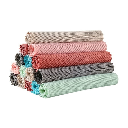 

Huaai Wipes Towels Dishcloths Fast Dish Microfiber Cleaning Drying And Cloths Absorbent Super Dish Microfiber Cloth Kitchen Towels Cotton Kitchen Dish Soft Rags Cleaning Supplies Pink
