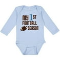 thumbnail image 3 of Inktastic My First Football Season Boys or Girls Long Sleeve Baby Bodysuit, 3 of 5