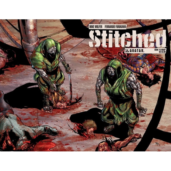 Stitched #15A VF ; Avatar Comic Book