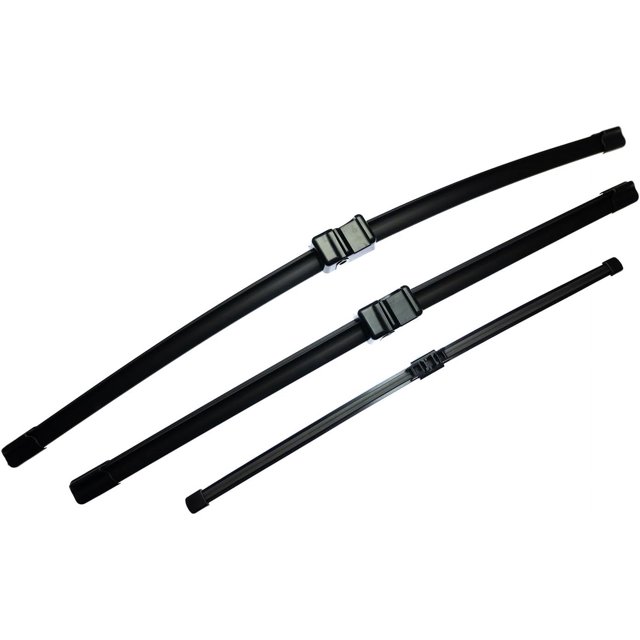 ORUYROP OEM 3 Wipers Automotive Replacement Windshield Wiper Blades For BMW X5 2007-2011 side lock 24inch+20inch+15inch Front and Rear Windshield Wipers (Pack Of 3) not for HOOK adapter