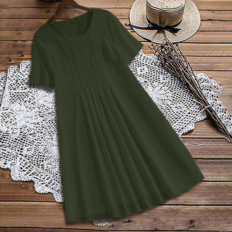 mid green dress Georgia Square Neckline Midi Dress Forest Green– Selfie Leslie main image 1