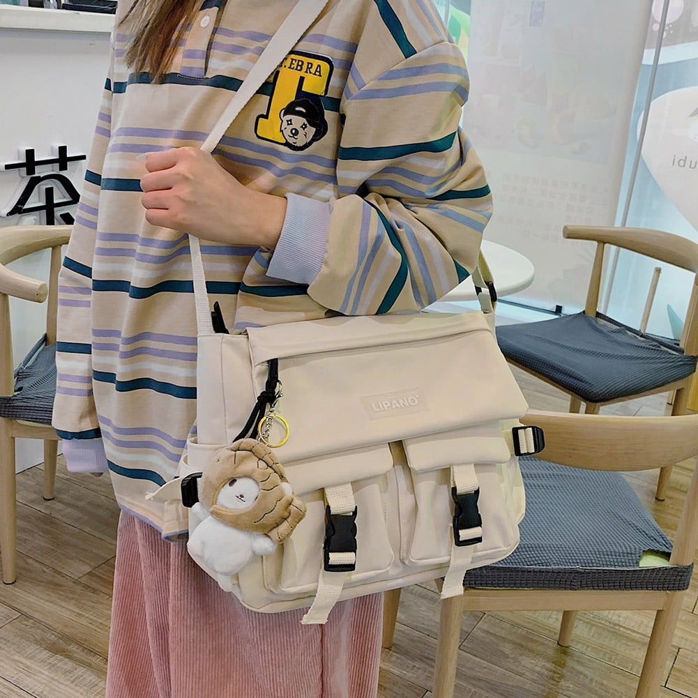 Kawaii Aesthetic Messenger Tote Bag – Aesthetics Boutique