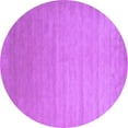 thumbnail image 1 of Ahgly Company Indoor Round Abstract Purple Contemporary Area Rugs, 5' Round, 1 of 4