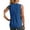 Blue#081, variant on Stichou Women's Workout Tank Tops Sleeveless Yoga Gym Tops Back Athletic Yoga Tennis Breathable Summer Spring Sport Shirts Army Green 2XL
