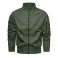 thumbnail image 3 of Vedolay Mens Jackets Lightweight Bomber Jacket Casual Zip-Up Fashion Outwear Coat A,M, 3 of 4