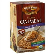 Country Choice Organic Instant Oatmeal Variety Pack, 10.25 oz (Pack of 6)