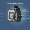 thumbnail image 3 of Electronic Watch, Black Alloy Bottom Cover Rectangular Digital Watch Large Screen Display  for Swimming, 3 of 7