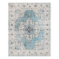 thumbnail image 3 of Unique Loom Charm Collection Area Rug - Wishbone (9' x 12' 2" Rectangle Turquoise/Cream), 3 of 7