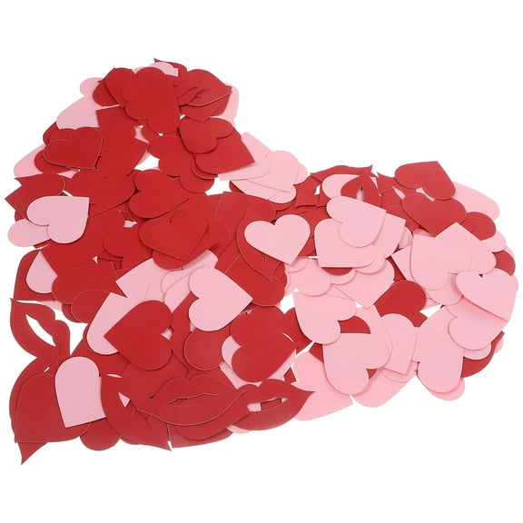 200pcs Wedding Table Confetti Decorative Lip and Heart Confetti Paper Confetti