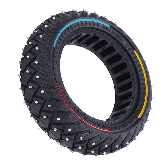 Neumático Todoterreno Para Scooter Eléctrico, Neumático De Goma Para Scooter Eléctrico, Buen Agarre, Absorción De Impactos En Forma De Panal Para Nieve