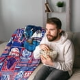 thumbnail image 4 of Buffalo Gifts for Men Women, Buffalo Football Fans Flannel Blanket, Buffalo Gifts Ideas for Men Women Boys Kids Throw Blanket 60"x50", 4 of 6